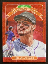 Nolan Arenado 2020 Donruss Optic Diamond Kings Red Wave Colorado Rockies #29