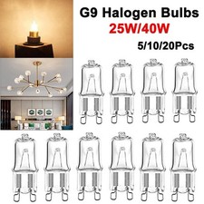 G9 Halogen Bulbs 25W 40W Capsule Light Lamp Clear 240V 2 Pin UK