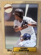 1987 Topps - Tony Gwynn #530 San Diego Padres Baseball Card