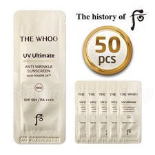 The History of Whoo ANTI-WRINKLE SUNSCREEN 1mlx 50pcs SPF 50