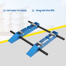 Wire Dispenser Cable Roller Stand Cable Drum Roller Reel Dispenser 3307Lbs Blue