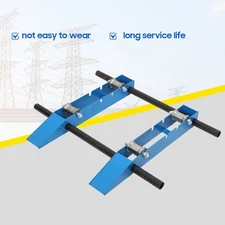 Cable Drum Roller Reel Dispenser Wire Dispenser Cable Roller Stand 3307Lbs Blue