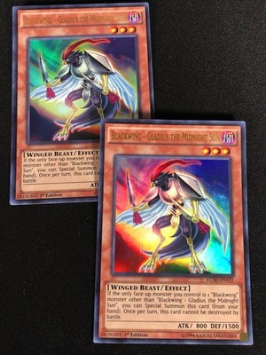 Yugioh Blackwing Gladius The Midknight Sun LC5D-EN131 1st Ultra x2 (NM)