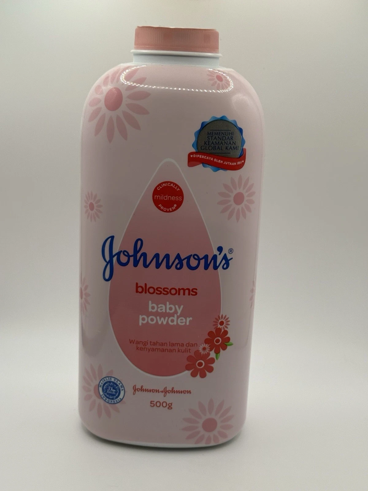 Johnson's Blossoms Baby Powder Talc, 17.6oz (500g) original