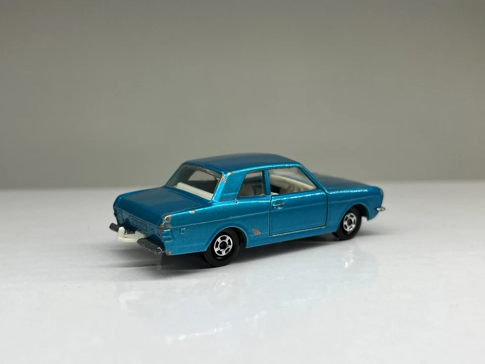 Vintage Lesney Matchbox Superfast #25 BLUE FORD CORTINA GT with Original Box - Image 3 of 4
