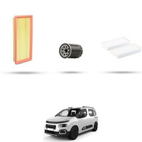 Hoffcar Wartungsset - 3 Filter FüR Citroen Berlingo III 1.2 THP 96KW Ab 2018
