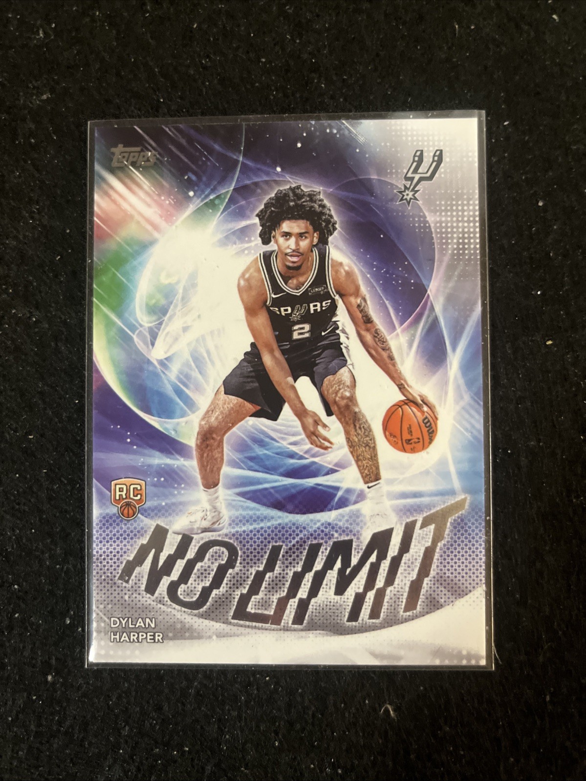 Dylan Harper 2025-26 Topps No Limit Rookie #NL-2 San Antonio Spurs RC Mint