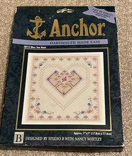 Anchor Hardanger Made Easy Counted Cross Stitch #28112 BLESS YOUR HEART Kit NEW
