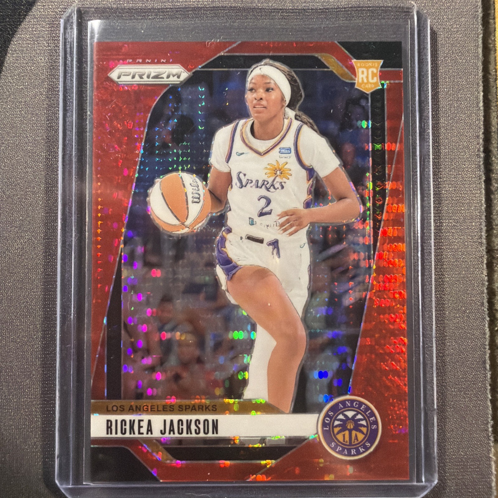 2024 Panini Prizm WNBA - Rickea Jackson #60 Red Pulsar Prizm /299 (RC)