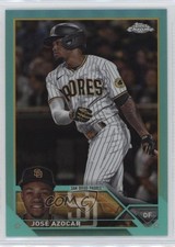 2023 Topps Chrome Update Aqua Refractor 195/199 Jose Azocar José #USC6 ut4