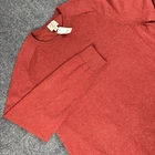 New Brooks Brothers Red Fleece Crewneck Sweatshirt Men's Large Red