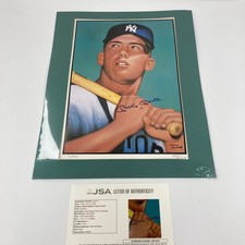 Mickey Mantle Signed 1952 Topps Gerry Dvorak ...