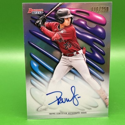 2023 Bowman's Shellacked Druw Jones Auto /250 Arizona Diamondbacks Autograph