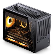 /JONSPLUS Z20 Black Micro-ATX Mini Tower PC Case,with Detachable Carrying BLACK