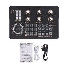 Live Sound Card Audio Recording Professional Sound Card Mixer With DJ Mixer