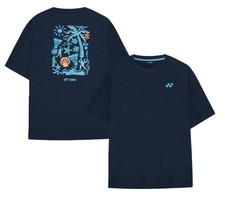YONEX 26S/S Unisex Badminton T-Shirts Sports Casual Top Tee Dark Navy 261TS066U