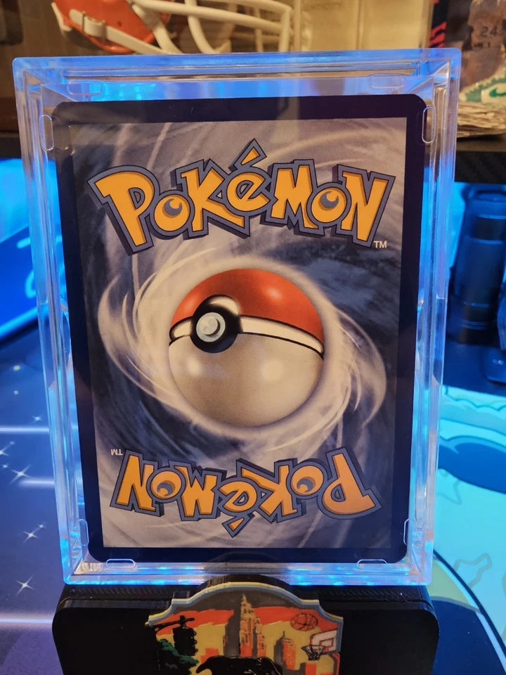 Bulbasaur Carta Pokémon Común y Bulbasaur Bitty Pop Caja de Sombras Personalizada Foto 4 de 4