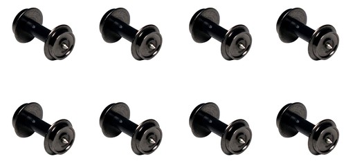 KATO N scale Option Parts Hollow axle wheel snap blackaxle short 8pcs 11-611