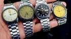Lot Of 4 Vintage Seiko 5 Automatic Day Date 21 Jewe Men,s Wrish Watch Japan Made
