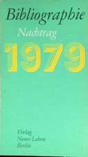 Bibliographie : Nachtrag 1979.