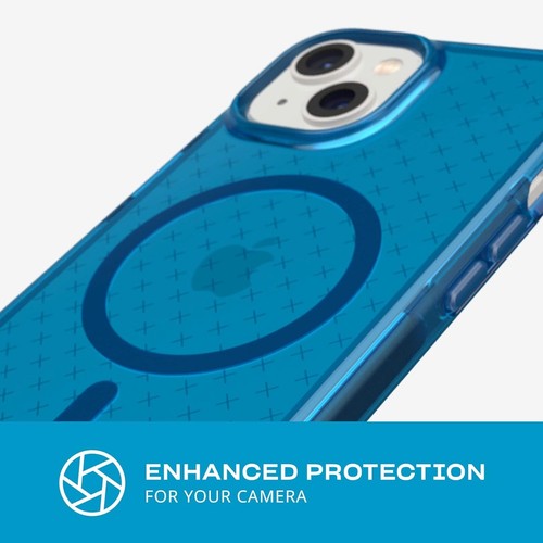 Tech21 Case For iPhone 14 Evo Check MagSafe Cover Classic Blue BUY 1 GET 1 FREE - Picture 10 of 10