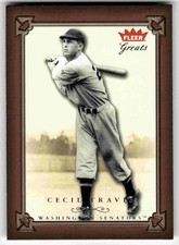 Cecil Travis 2004 Fleer Greats of the Game #98