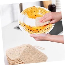 1pcs Natural Loofah Sponges Bamboo Fibre Body Exfoliating Scrubber for Shower