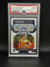 2023  Prizm WWE - White Sparkle RC Auto Maxxine Dupri 1/1 PSA 10 POP 1 SN-MXI