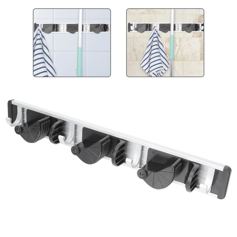 Punch Organizzatore in alluminio spaziale per appendiabiti scopa - Immagine 4 di 4