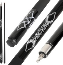 Fiberglass Graphite Composite Billiard Pool Cue Sticks 18oz 19oz Black 21oz