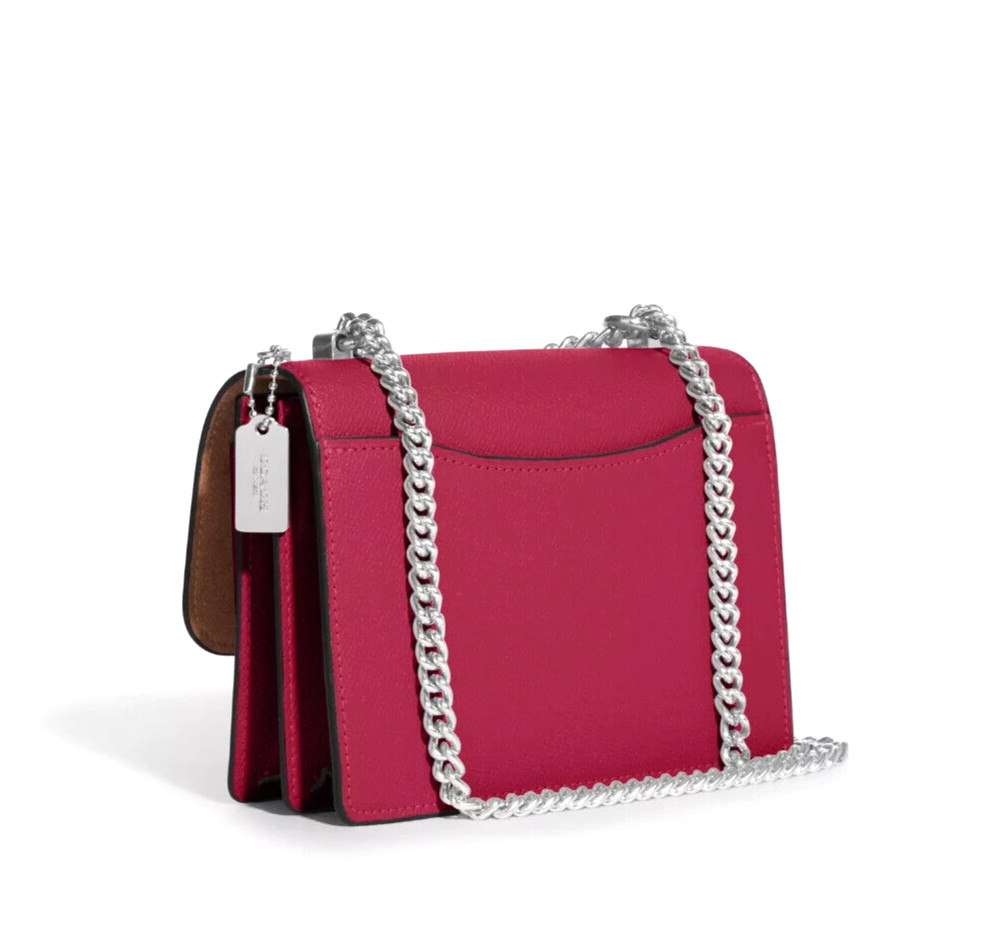 Coach Klare Mini Crossbody Leather Purse Bright Violet C9949 BRAND NEW🎀NIP❤️NWT image 2