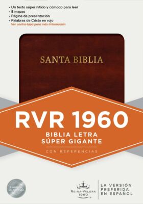 BIBLIA RVR 1960 LETRA SÚPER GIGANTE MARRÓN