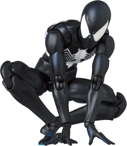 CT TOYS MAFEX No.147 Spider-Man schwarz Kostüm COMIC Ver. Action Figur Modell Spielzeug - Bild 7 von 18
