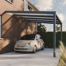 Carport überdachung Abstellplatz Garage Pavillon 4x3.5m Aluminium Pratt & Söhne