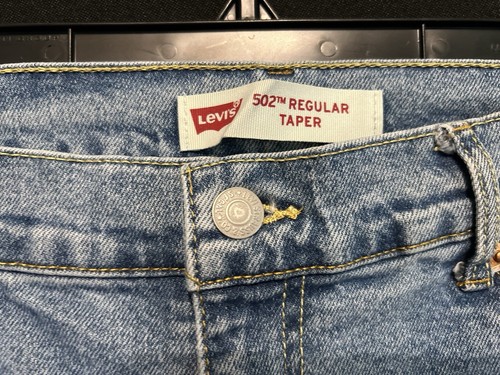 Levis 502 jeans Boys Sz. 18 Reg 29x29 distressed Camouflage repair patch EUC - Picture 13 of 21