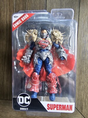 McFarlane DC Direct Superman Armor Ghosts of Krypton Page Punchers 7'' - SEALED
