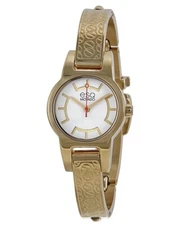 New ESQ by Movado Nova Silver Dial Women's Gold Tone Watch 07101413