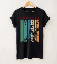 Emmylou Harris Retro Vintage T-Shirt Black All Size Unisex Shirt AM82