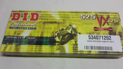 MX CHAIN CATENA PASSO 520 MOTO CROSS ENDURO SENZA O-RING 120 MAGLIE ORO
