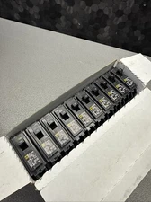 (10) Square D - HOM115CP Homeline 15 Amp Single-Pole Circuit Breaker