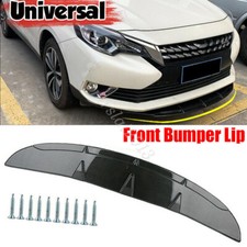 Car Front Bumper Spoiler Splitter Diffuser Lip Body Kit Universal Carbon Fiber