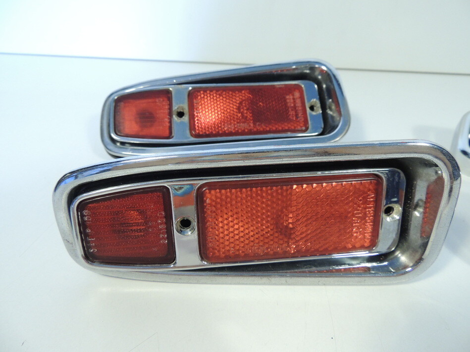 Set of 4 Altissimo Side Lights Ferrari 365 Maserati Indy Lamborghini Miura Lotus