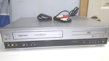 Daewoo DV6T844B DVD VCR VHS Player Combo W/AV Cable No Remote Tested Working