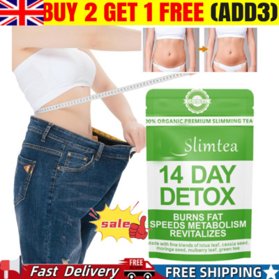 14 TAGE DETOX EXTREME GEWICHTSVERLUST DIÄT Abnehmen FETT VERBRENNEN SCHLANKER TEE Heiß 2025 Neu~