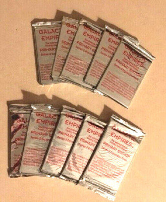 ( 10 ) GALACTIC EMPIRES - SEALED PACKS SCI FI - SERIES TWO EXPANSION