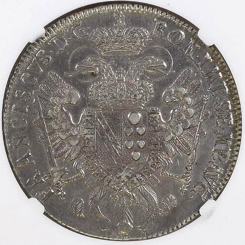 1765 SS-GNR German States NURNBERG Thaler Silver Coin NGC VF-35 - Image 4 of 4