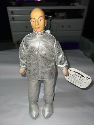 Austin Powers Dr Evil Doll Silver Suit 12 Inch 1999 Play By Play New With Tag