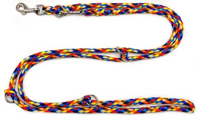 ELROPET® Hundeleine Doppelleine Navajo 2m 2,40m 2,80m 3,50m 5,00m 3-5fach verstellbar