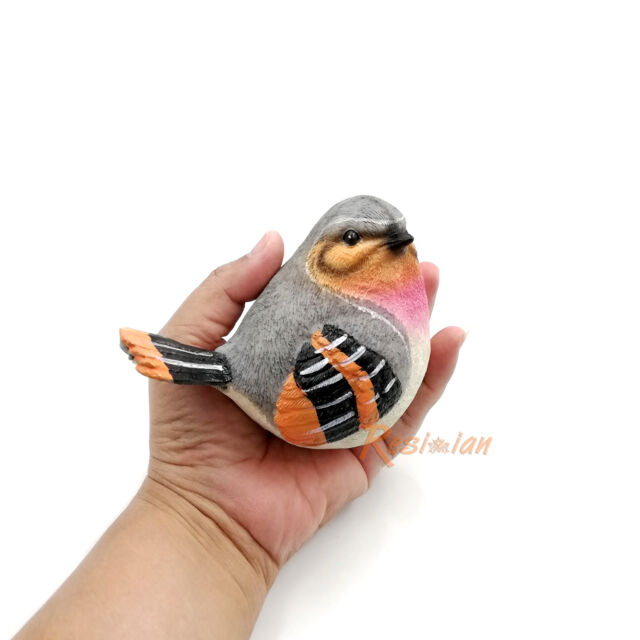 Bird Robin Resin Figurine Painted Statue Home Garden Indoor Outdoor Figure Decor | eBay