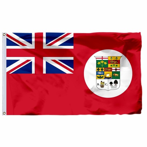 Canada Historical Flag 1868 1921 1957 3X5 3X6FT Canadian Newfoundland Olympic - Picture 10 of 17